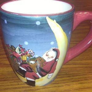 Christmas Holiday Santa Coffee Cup